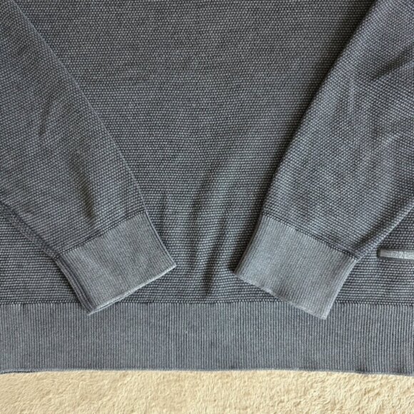 Hudson long sleeve textured cotton crew neck shirt size large - Picture 4 of 13